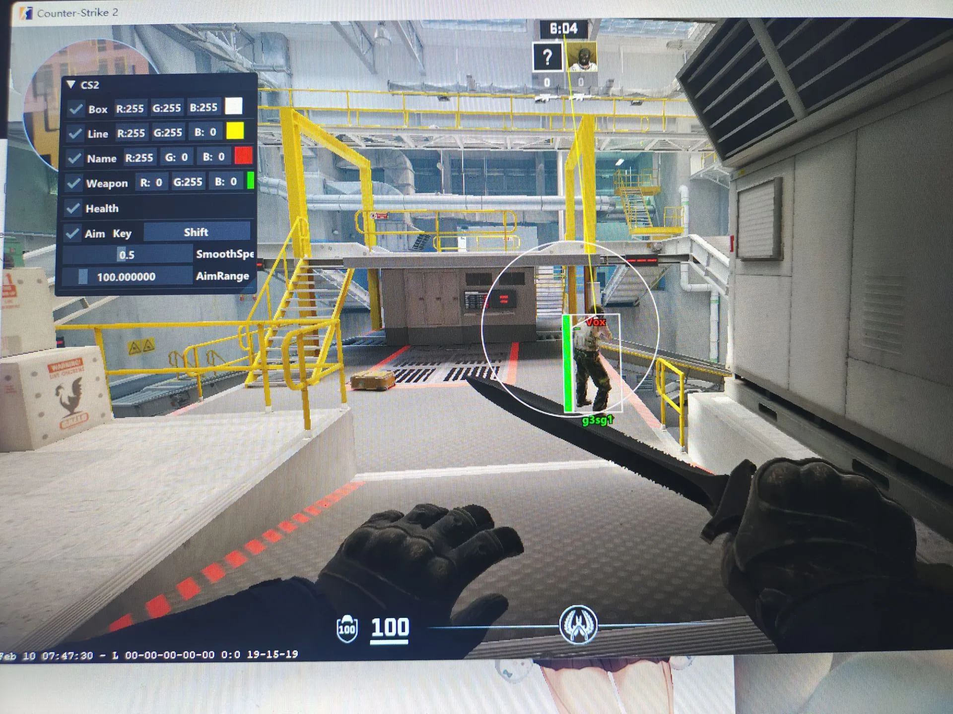 CS2·external支持5E官服方框自瞄辅助